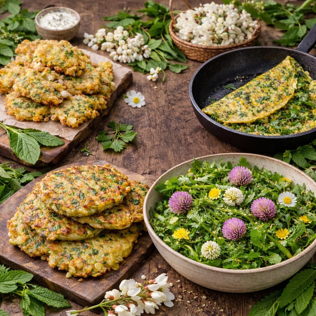 Cuisiner avec des plantes sauvages : 5 recettes simples et nourrissantes Cuisiner avec des plantes sauvages
