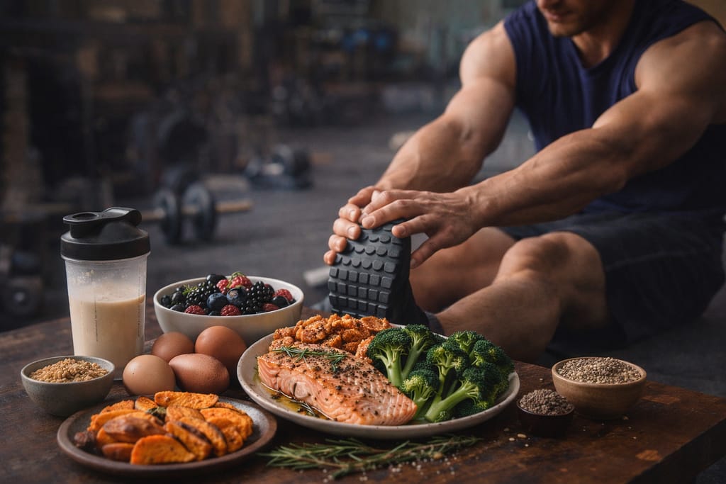 Étirements + alimentation : booster la récupération musculaire naturellement Étirements doux après l’entraînement avec repas de récupération riche en protéines et glucides pour réparer les muscles et recharger le glycogène
